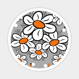 daisies blooming daisy flowermeadow blooms Magnet